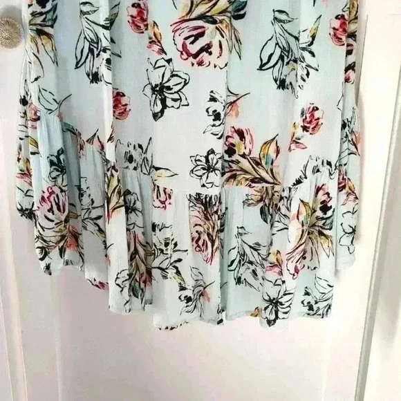 New Directions | women's| floral pastel high low dress | size Medium - Picture 5 of 6